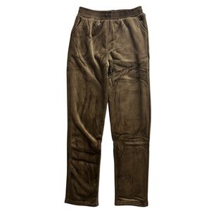 Lightweight Brown Corduroy Fleece Sweatpants Factory Sample Size XL